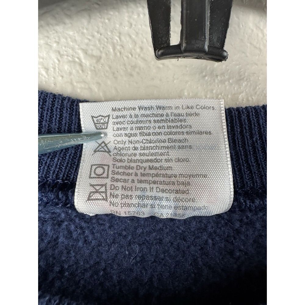 Vintage Large REDKEN Beauty Hair Care Blue Pullover Sweater Women's - Picture 4 of 4